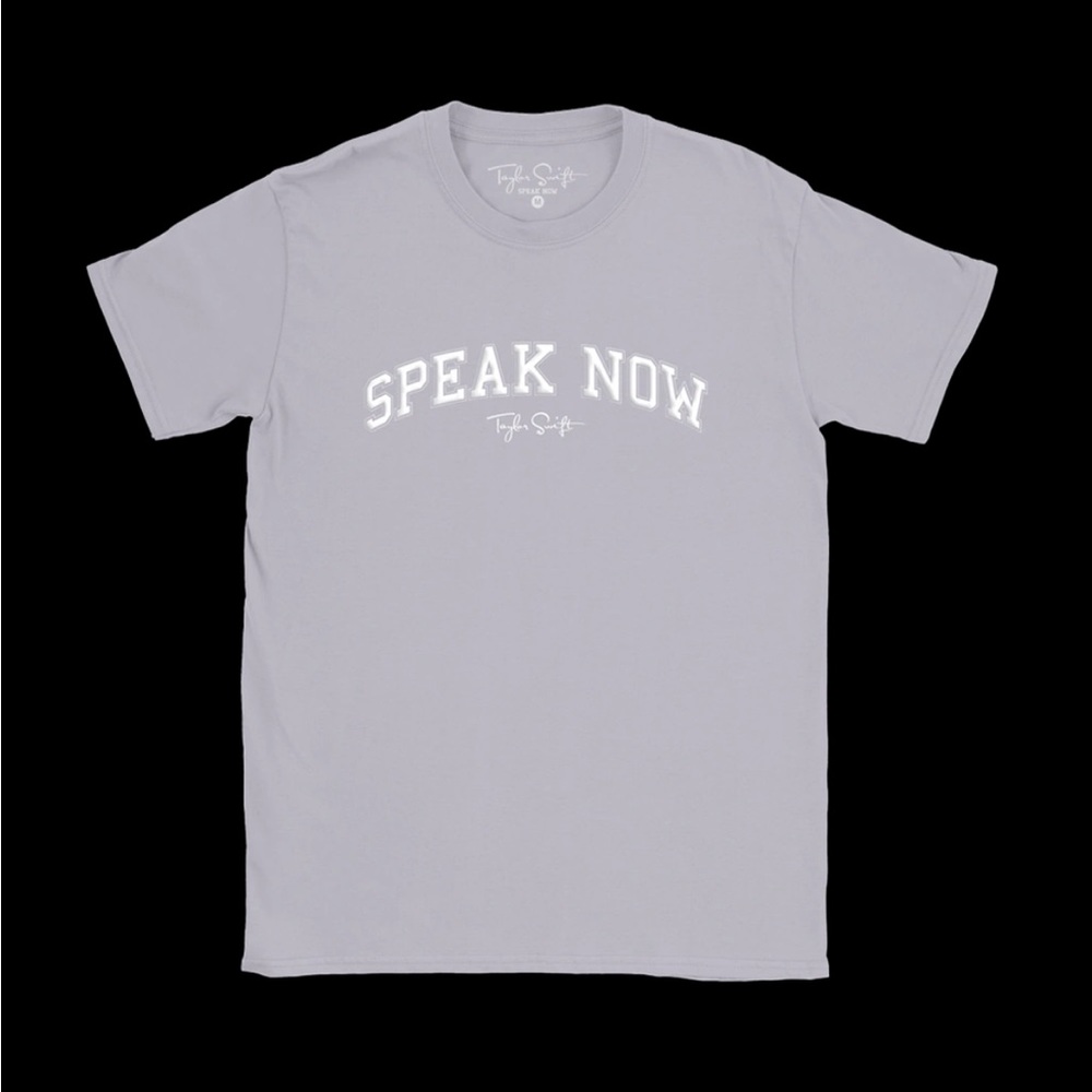 Taylor swift official merch speak snow t shirt